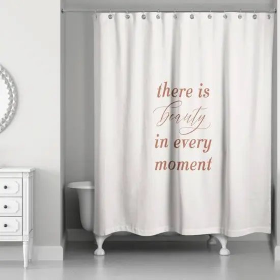 Beauty in Every Moment 71" x 74" Shower Curtain {1}