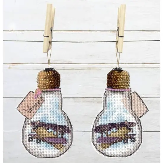 Crystal Art Plastic Canvas Counted Cross Stitch Kit Travel {1}