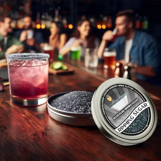 Bakell&reg; Brew Glitter Rimming Sugar Silver {5}