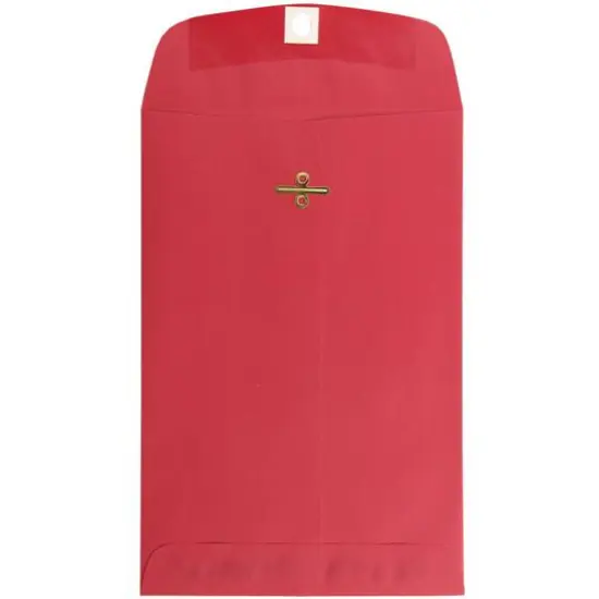 JAM Paper 6" x 9" Open End Catalog Peel & Seal Closure Envelopes, 100ct. Red {1}