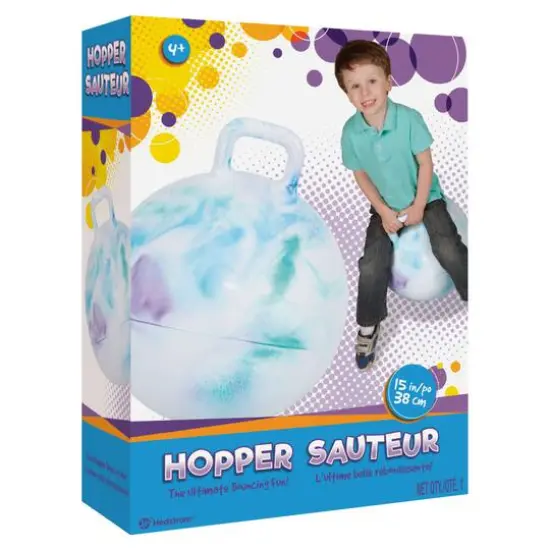 Hedstrom 15" Blue Marble Hopper Ball {4}