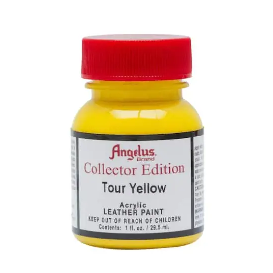 Angelus&reg; Collector Edition Acrylic Leather Paint, 1oz. Tour Yellow {3}