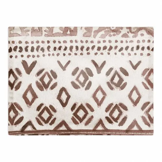 Deep Red Pattern Poly Twill Placemat {1}