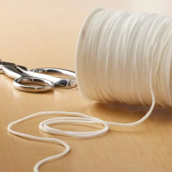 Beadsmith&reg; Fablastic&trade; 3mm White Round Spandex Cord {8}