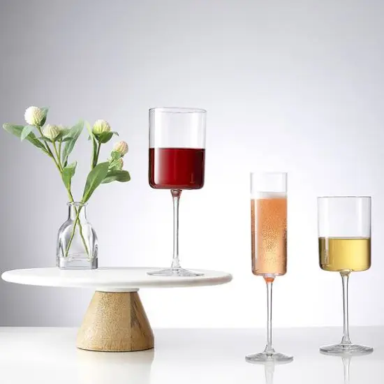 JoyJolt&reg; Claire Cyrstal Cylinder Champagne Glasses, 4ct. {7}