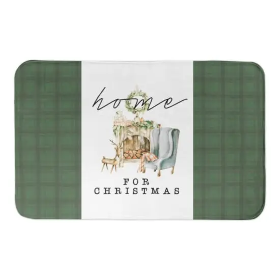 Home For Christmas Bath Mat {1}