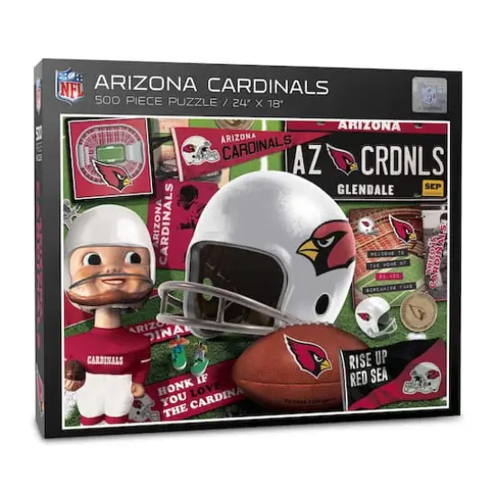 NFL Retro Series 500 Piece Puzzle Arizona Cardinals {1}