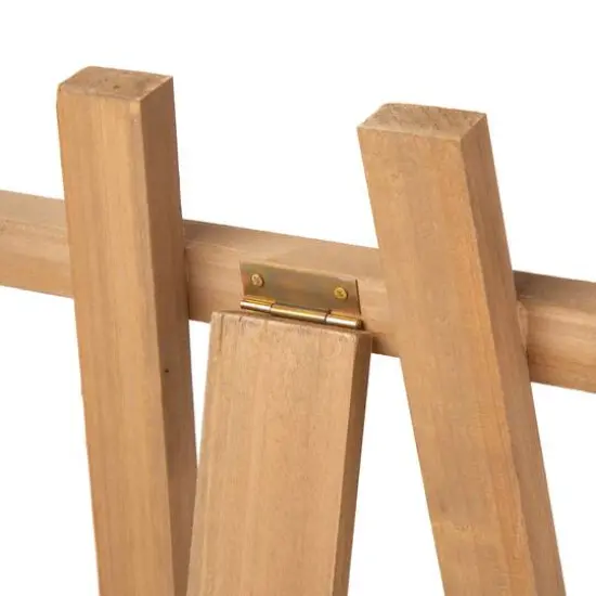 Glitzhome&reg; 32" Double-Sided Wooden Easel Accent with Changeable Board {9}