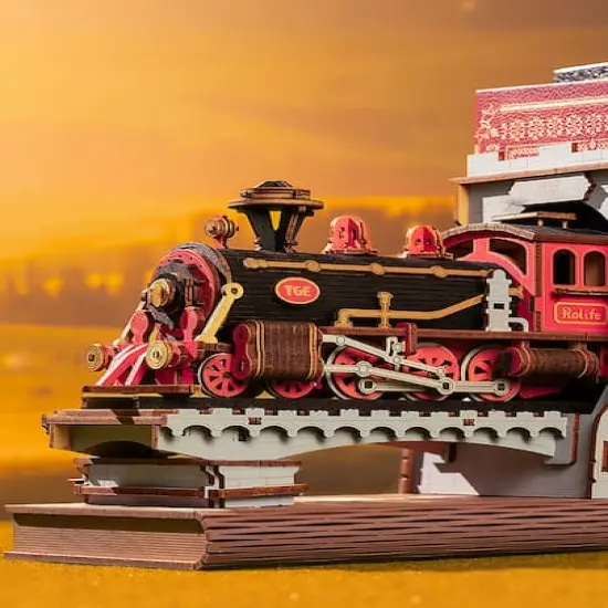 Rolife&reg; Wonderland Century Train Book Nook Kit {3}