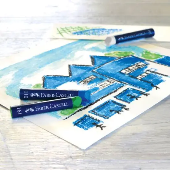 Faber Castell 12 Color Oil Pastel Set {6}