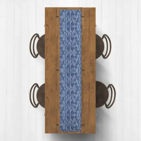 Indigo Reeds Twill Table Runner {3}