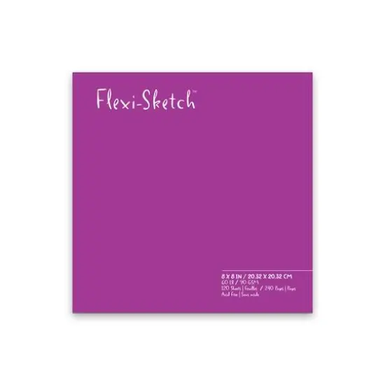 Global Art Flexi-Sketch Sketchbook, 8" x 8" {1}