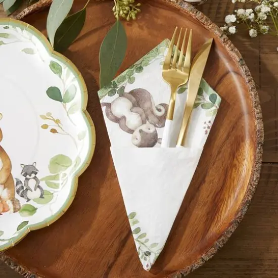 Kate Aspen&reg; Woodland Baby 2 Ply Paper Napkins, 120ct. {6}