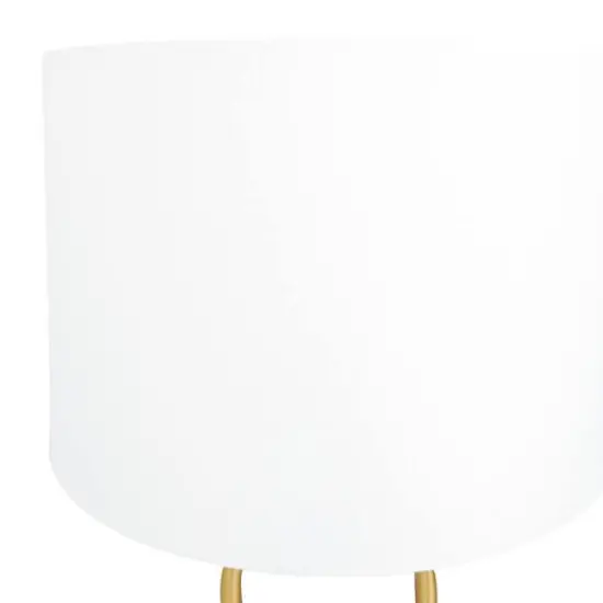 Gold Modern Table Lamp, 7" x 7" x 19" {6}