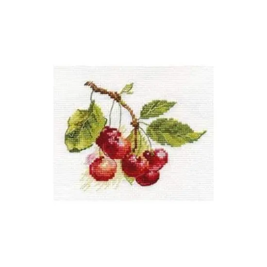 Alisa Cherry Cross Stitch Kit {3}