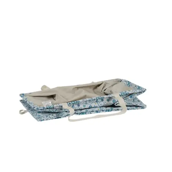 Household Essentials Krush&reg; Blue Floral Canvas Tote {7}