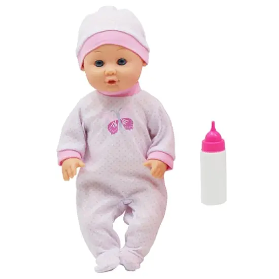 Dream Collection 16" Baby Doll with Toy Carrier {6}
