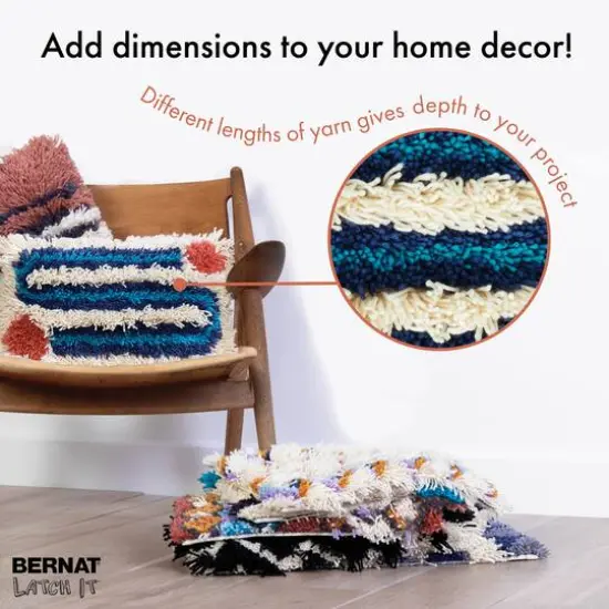 Bernat&reg; Latch It&trade; Winding Road Boho Yarn Kit {10}