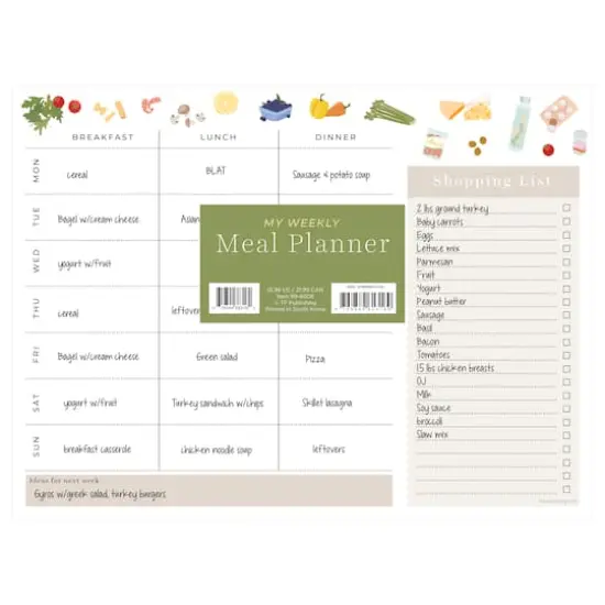 Everyday Essentials Meals & Grocery Planning Pad {1}