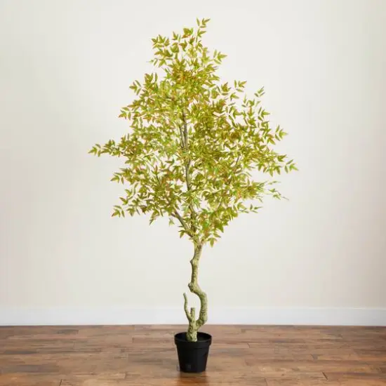 7ft. Autumn Nandina Artificial Fall Tree {8}