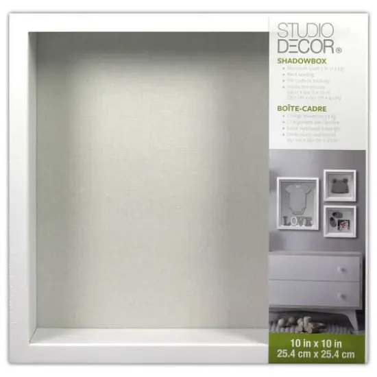 White Flat Shadow Box by Studio D&eacute;cor&reg;  {1}