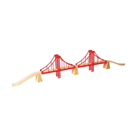 Wooden Double Suspension Bridge {3}