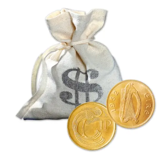 Bankers Bag of Lucky Irish Pennies {1}