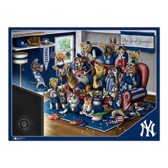 MLB Purebred Fans A Real Nailbiter 500 Piece Puzzle New York Yankees {5}