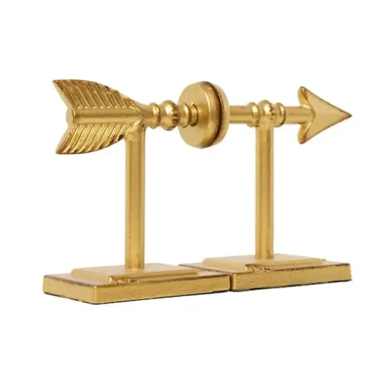 Hello Honey&reg; Gold Arrow Bookends Set {5}