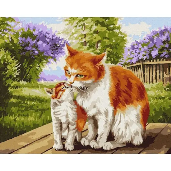 Ideyka Mother's Warmth Painting by Numbers Kit {3}