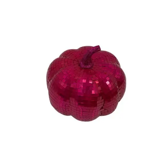 6" Disco Pumpkin Tabletop D&eacute;cor by Ashland&reg; Pink {4}