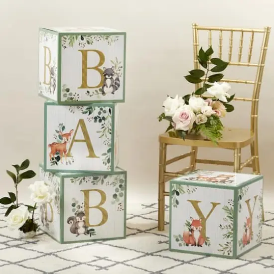 Kate Aspen&reg; Woodland Baby Block Box Set {9}