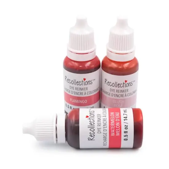 Dye Reinker Set by Recollections&trade; Warm Pinks {4}