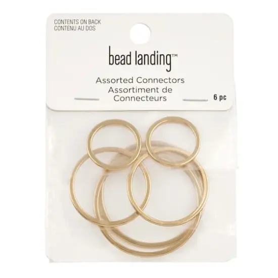 Mixed Round Connectors by Bead Landing&trade; Gold {1}