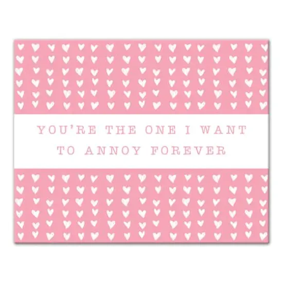 One Annoy Forever Pink Canvas Wall Art {1}