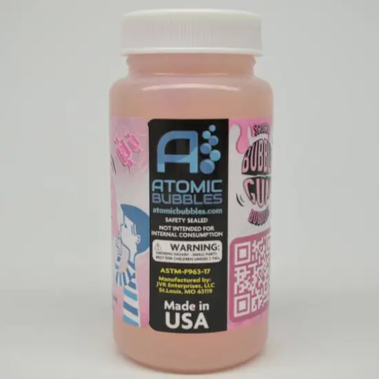 Atomic Bubbles 4oz. Bubble Love Bubblegum Scented Bubbles, 48ct. {8}