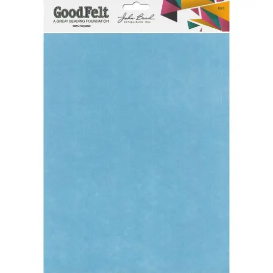 John Bead Good Felt Beading Foundation Light Blue/Blue {4}