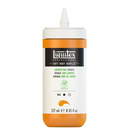 Liquitex&reg; Professional Soft Body Acrylic Color, 8oz. Cadmium-Free Orange {4}