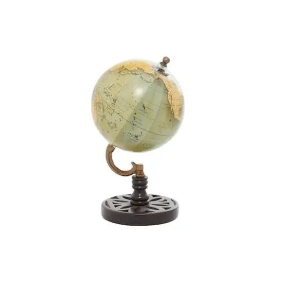 Green Wood Traditional Globe {1}
