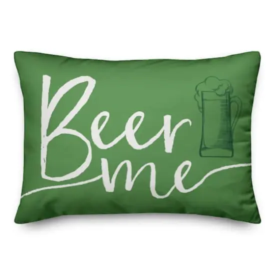 Beer Me Throw Pillow {1}