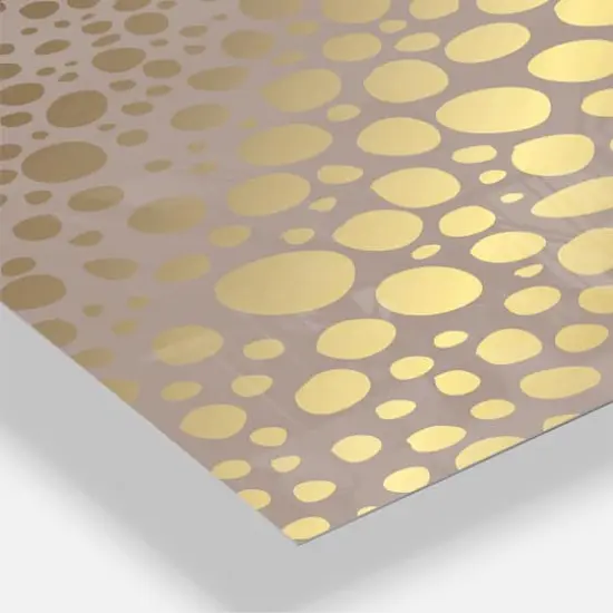 Designart 'Golden Marble Design Iii Oversized Mid-Century Modern Multipanel Wall Clock {4}