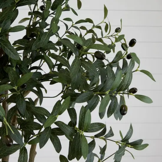 9ft. Potted Artificial Olive Tree {4}