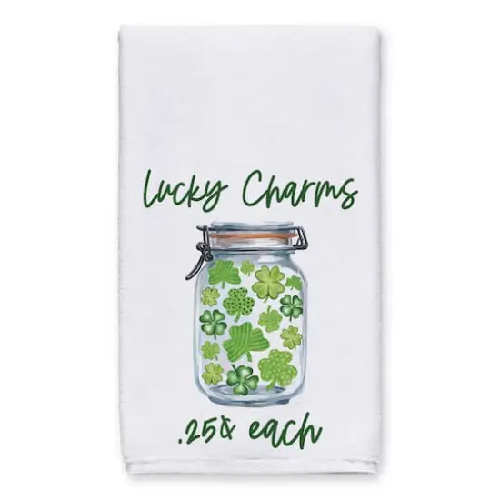 Lucky Charms Jar Tea Towel Set {3}