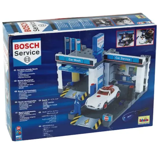 Theo Klein Bosch Car Repair with Car Wash Playset {5}