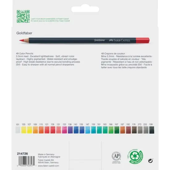 Faber-Castell&reg; Goldfaber 24-Piece Color Pencils {8}