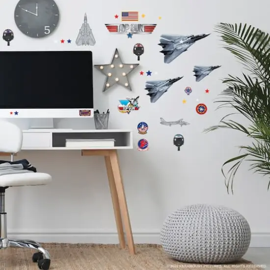 RoomMates Top Gun Peel & Stick Wall Decals {4}