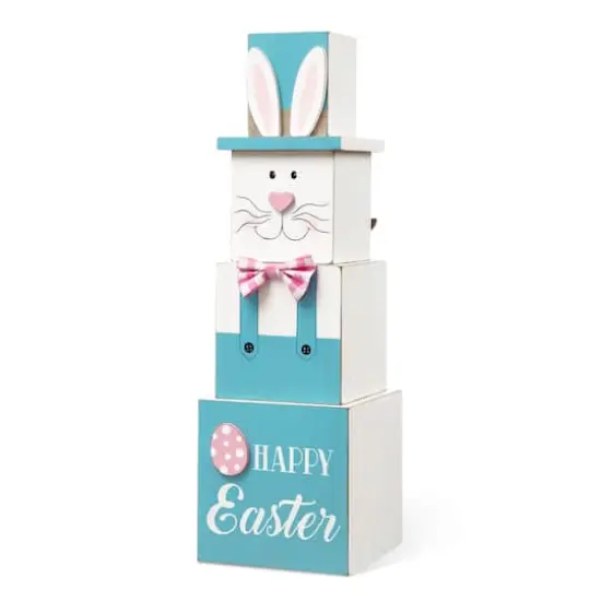 Glitzhome&reg; 24" Double Sided Wooden Easter Porch D&eacute;cor {1}