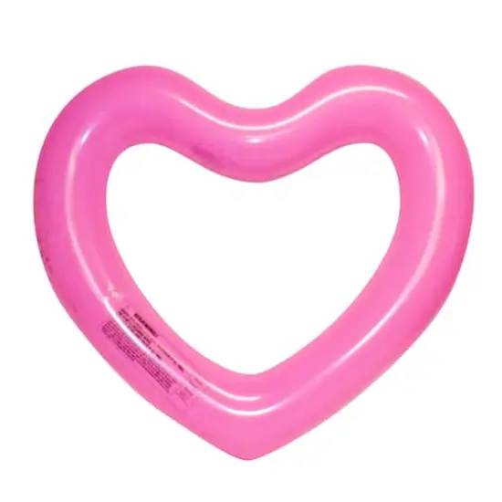 CocoNut Float 4ft. Pink Glitter Heart Pool Float {5}