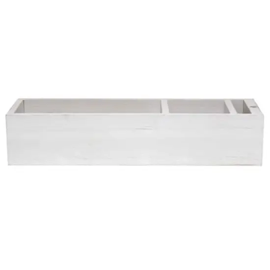 Elegant Designs 17" Kitchen Organizer White Wash {10}
