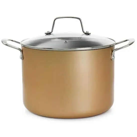 Martha Stewart Copper 12 Piece Hard Anodized Nonstick Aluminum Cookware Set {9}